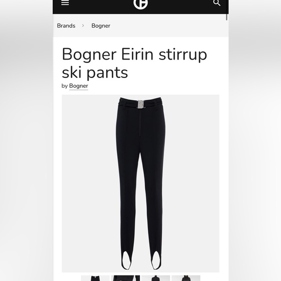 Bogner Pants - EUC! Bogner Women's High Waisted Black Ski Pants, Size 10/L